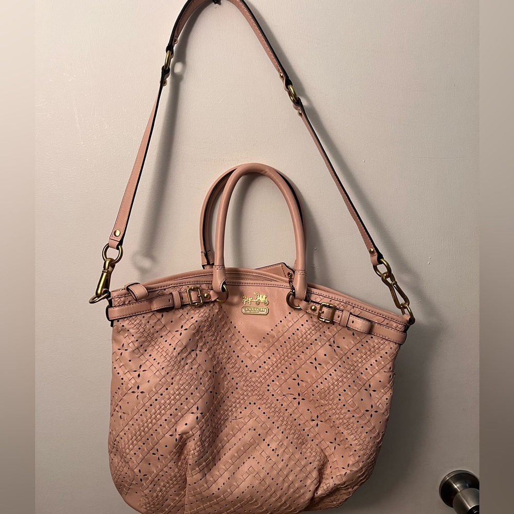 Coach Madison Sophia Cross Leather Bag